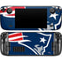 NFL New England Patriots Large Logo Steam Deck Handheld Gaming Computer Skin